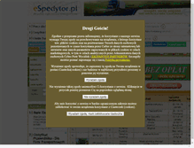 Tablet Screenshot of espedytor.pl